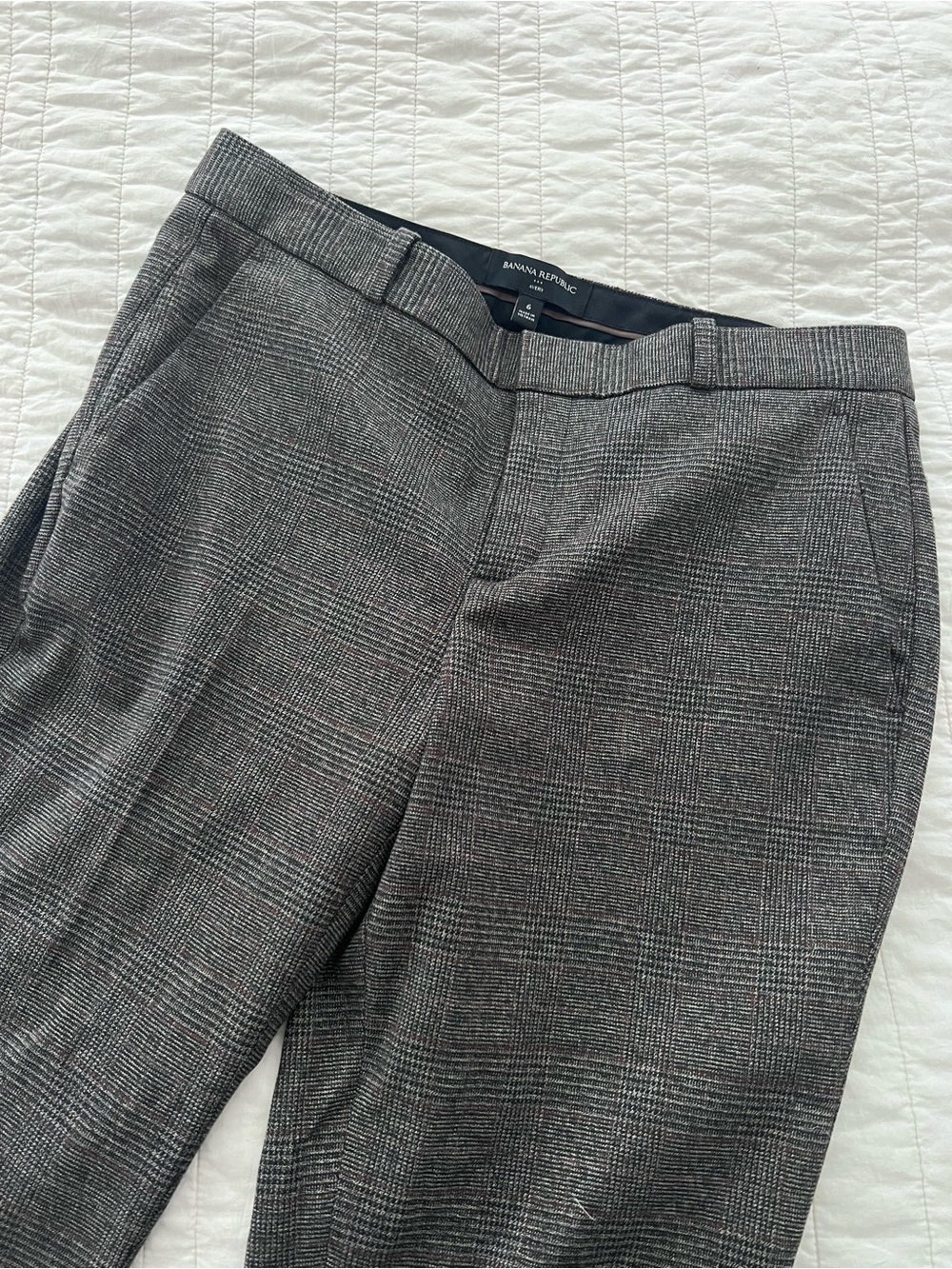 Banana Republic Avery Plaid Dress Pants